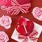 Wrapables Valentines Lollipop Paper Card Candy Holders, Hearts and Bows Party Supplies, Decorations, Party Favors (100pcs)